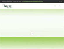 Tablet Screenshot of guaranteedturfcare.com
